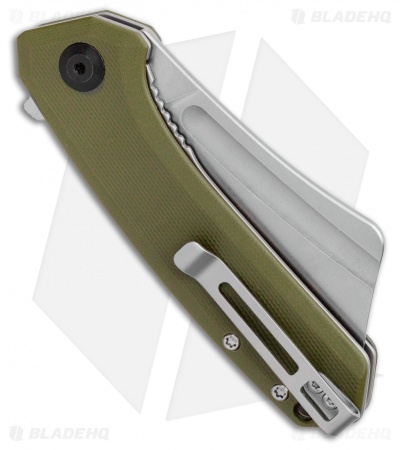 CIVIVI Mini Bullmastiff Liner Lock Knife OD Green G-10 (3" Stonewash)