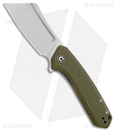 CIVIVI Mini Bullmastiff Liner Lock Knife OD Green G-10 (3" Stonewash)