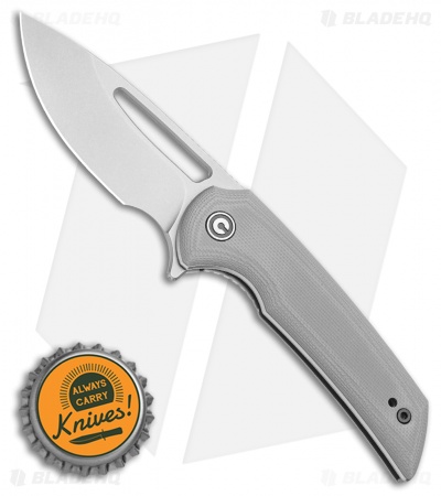 CIVIVI Ferrum Forge Odium Liner Lock Knife Gray G-10 (2.6" Stonewash) C2010A