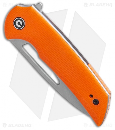 CIVIVI Ferrum Forge Odium Liner Lock Knife Orange G-10 (2.6" Stonewash) C2010B