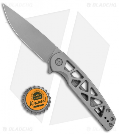 CIVIVI Perf Skeletonized Frame Lock Knife Stainless Steel (3.1" SW)