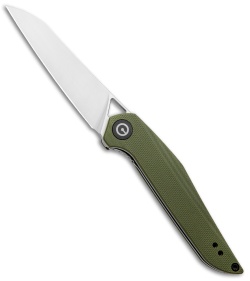 CIVIVI Isham Mckenna Liner Lock Knife Green G-10 (2.875 Satin) C905B