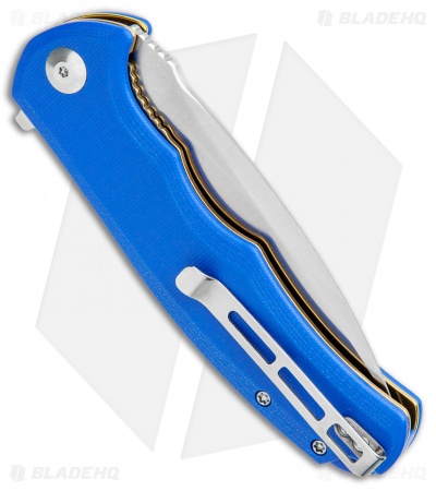 CIVIVI Praxis Flipper Liner Lock Knife Blue G-10 (3.75" Satin) C803E