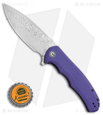 【超美品】リバップSTL26.5cm ホワイトパープル CIVIVI Praxis | Flipper Knife | Purple G-10 + Dam | Blade HQ