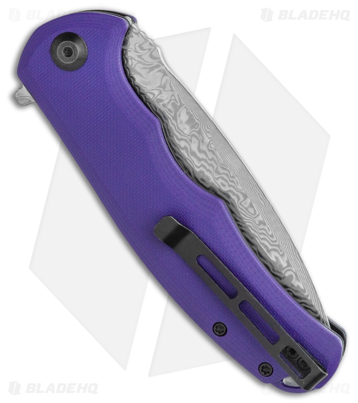 【超美品】リバップSTL26.5cm ホワイトパープル CIVIVI Praxis | Flipper Knife | Purple G-10 + Dam | Blade HQ