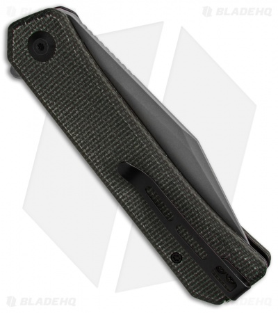 CIVIVI Relic Liner Lock Knife w/Tweezers Green Micarta (3.5" SW)