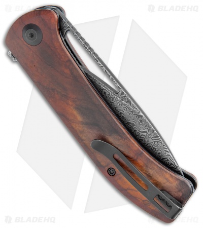 CIVIVI Riffle Liner Lock Knife Sandalwood (3.5" Damascus) C2024DS-2