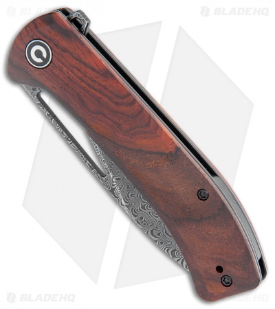 CIVIVI Riffle Liner Lock Knife Sandalwood (3.5" Damascus) C2024DS-2