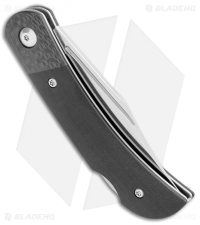 CIVIVI Rustic Gent Lock Back Knife Black G10/CF (2.97" Satin D2) C914A