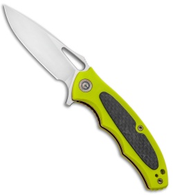 CIVIVI Shard Liner Lock Knife Fluorescent Green G-10/CF (2.95" Satin) C806A