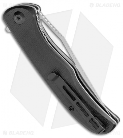 CIVIVI Shredder Liner Lock Knife Black G-10 (3.7" Satin D2) C912C