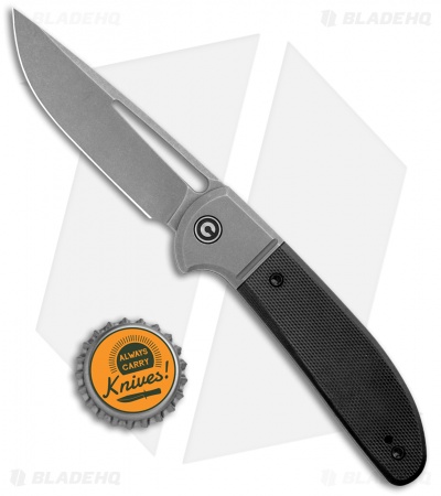 CIVIVI Trailblazer Slip Joint Knife Black  G10 (3" Stonewash) C2018C
