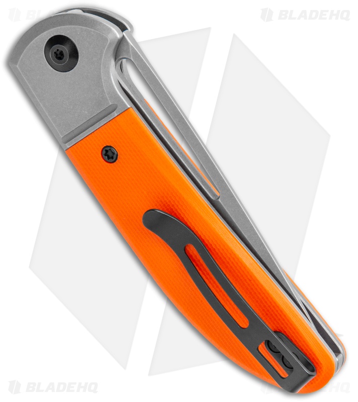 CIVIVI Trailblazer Slip Joint Knife Orange G10 (3" Stonewash) C2018A