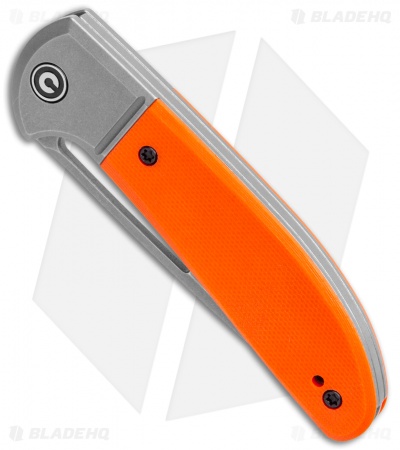 CIVIVI Trailblazer Slip Joint Knife Orange G10 (3" Stonewash) C2018A