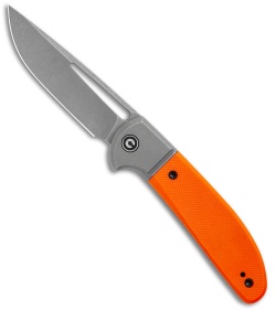 CIVIVI Trailblazer Slip Joint Knife Orange G10 (3" Stonewash) C2018A