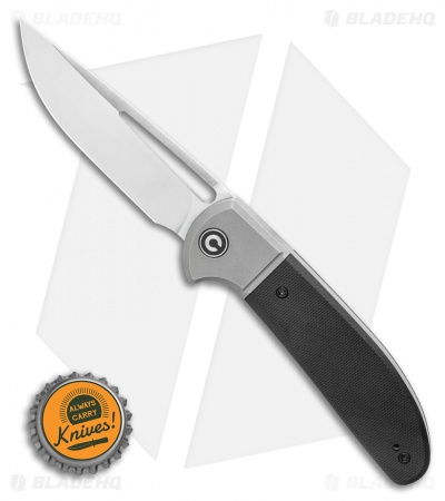 CIVIVI Trailblazer XL Slip Joint Knife Black G10 (3.5" Stonewash) C2101C