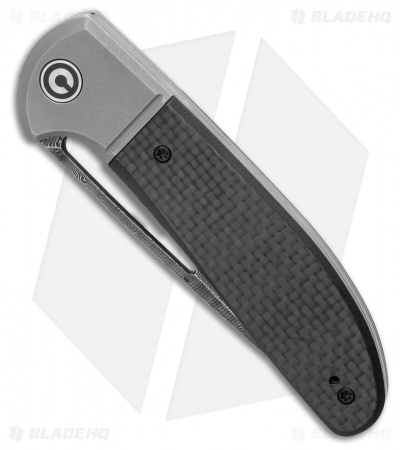 CIVIVI Trailblazer XL Slip Joint Knife CF Overlay/G-10 (3.5" Damascus)