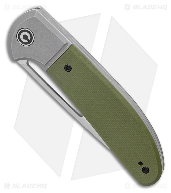 CIVIVI Trailblazer XL Slip Joint Knife OD Green G10 (3.5" Stonewash) C2101A