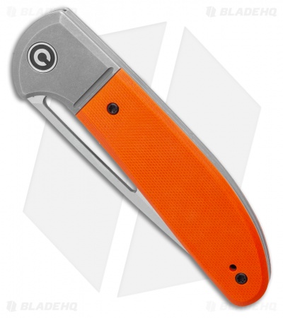 CIVIVI Trailblazer XL Slip Joint Knife Orange G10 (3.5" Stonewash) C2101B