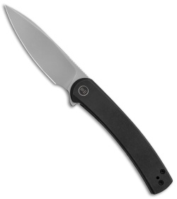 WE Knife Co. Upshot Frame Lock Knife Black Ti (3.5" Polished Bead Blast) 2102A