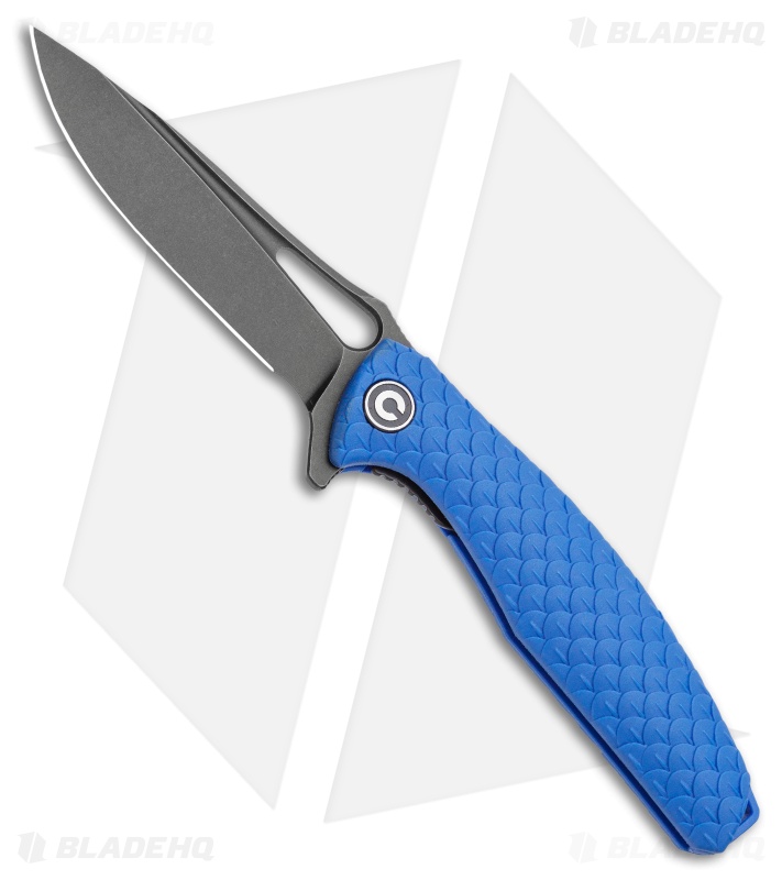CIVIVI Wyvern Folding Flipper Knife Blue FRN (3.5" Black) 