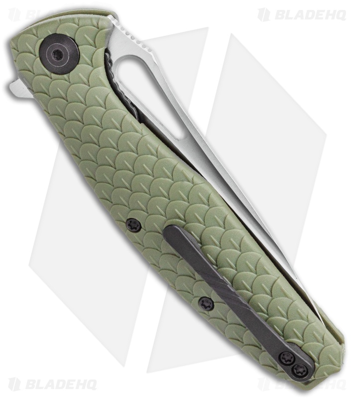 CIVIVI Wyvern Folding Flipper Knife OD Green FRN (3.5" Satin) C902A