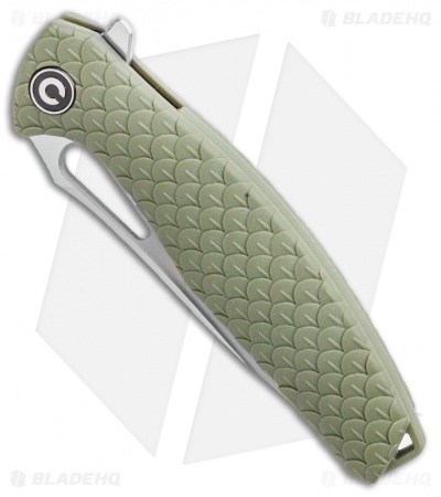 CIVIVI Wyvern Folding Flipper Knife OD Green FRN (3.5" Satin) C902A