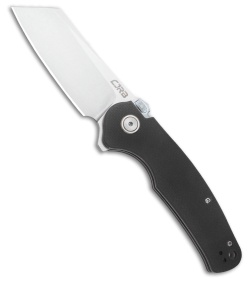 CJRB Cutlery Crag Recoil-lock Knife Black G10  (3.5" D2 Stonewash) J1904R-BKF