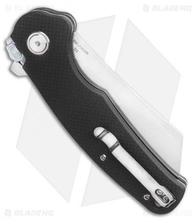 CJRB Cutlery Crag Recoil-lock Knife Black G10  (3.5" D2 Stonewash) J1904R-BKF
