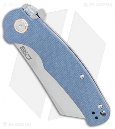 CJRB Cutlery Crag Recoil-lock Knife Gray G10  (3.5" D2 Stonewash) J1904R-GYF