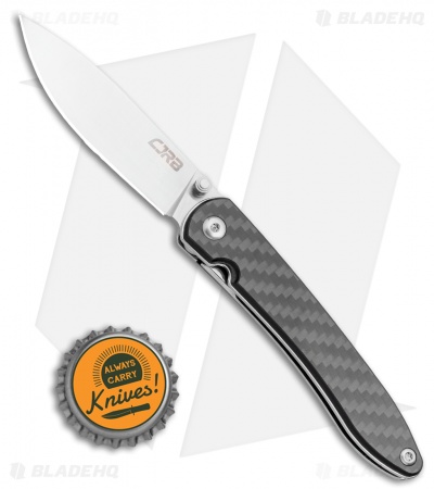 CJRB Cutlery Ria Liner Lock Knife Carbon Fiber/G-10 (2.95" 12C27 Satin) J1917-CF