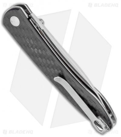 CJRB Cutlery Ria Liner Lock Knife Carbon Fiber/G-10 (2.95" 12C27 Satin) J1917-CF
