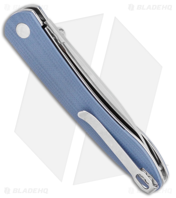CJRB Cutlery Ria Liner Lock Knife Gray G-10 (2.95" 12C27 Satin) J1917-GYC