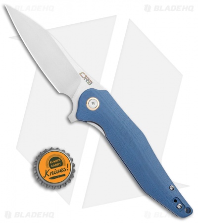 CJRB Agave Liner Lock Flipper Gray G-10 (3.5" Stonewash)