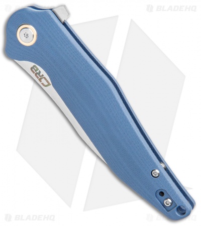 CJRB Agave Liner Lock Flipper Gray G-10 (3.5" Stonewash)