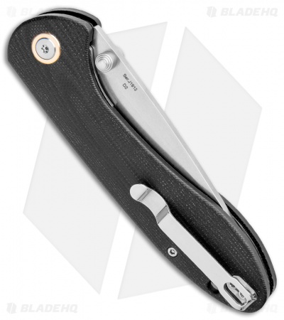 CJRB Feldspar Liner Lock Knife Black G-10 (3.5" Stonewash)