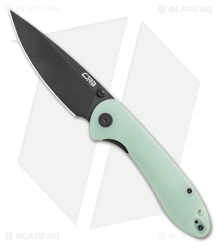 CJRB Feldspar 3.5" - Folding Knife | Natural G-10 + Black | Blade HQ
