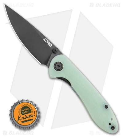 CJRB Small Feldspar Liner Lock Knife Natural G-10 (3" Black S35VN)