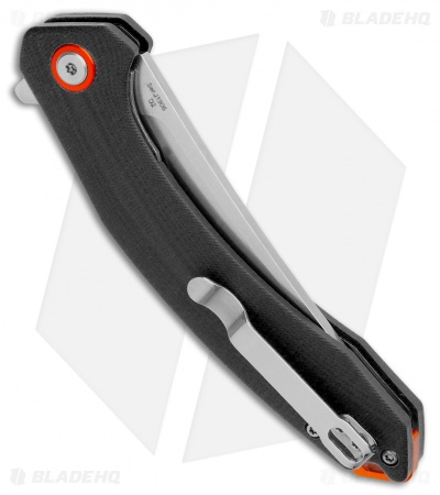 CJRB Cutlery Gobi Liner Lock Knife Black G-10 (3.5" Stonewash) 