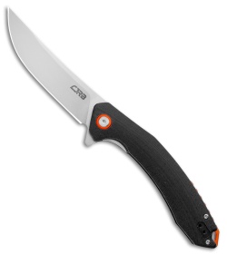 CJRB Cutlery Gobi Liner Lock Knife Black G-10 (3.5" Stonewash) 