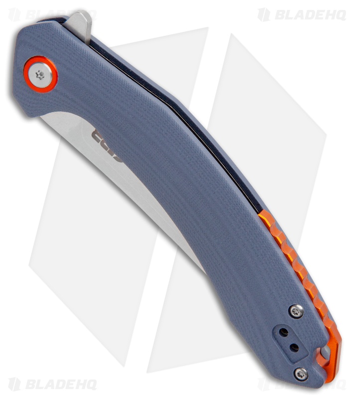 CJRB Cutlery Gobi Liner Lock Knife Gray G-10 (3.5" Stonewash) 