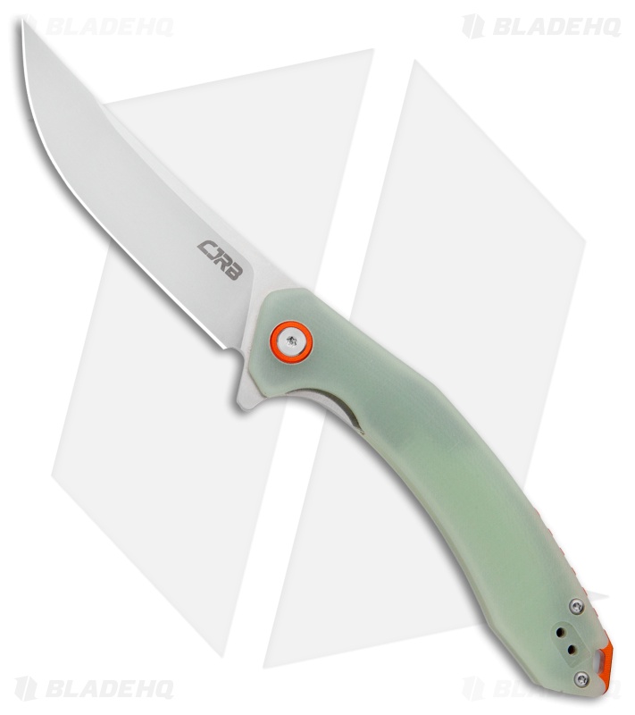 CJRB Cutlery Gobi Liner Lock Knife Jade G-10 (3.5" Stonewash) 