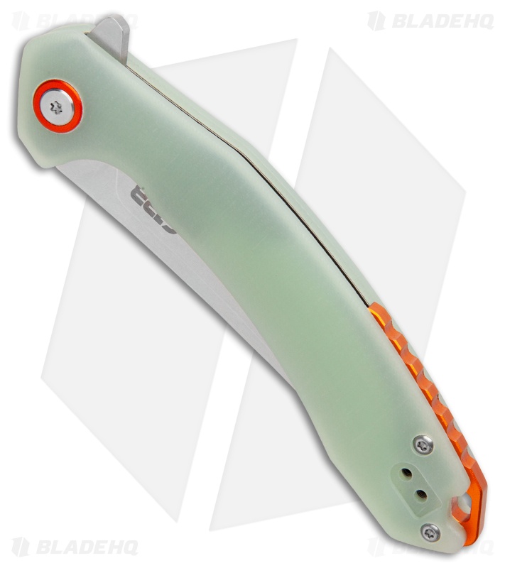 CJRB Cutlery Gobi Liner Lock Knife Jade G-10 (3.5" Stonewash) 