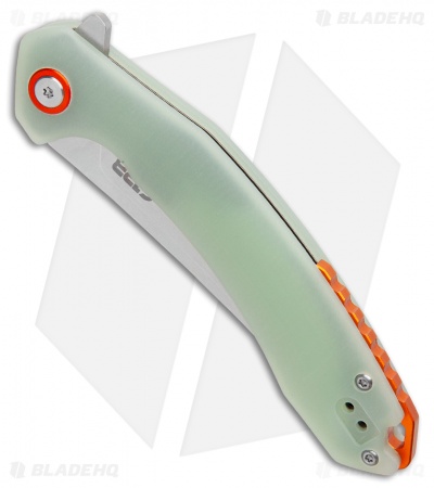 CJRB Cutlery Gobi Liner Lock Knife Jade G-10 (3.5" Stonewash) 