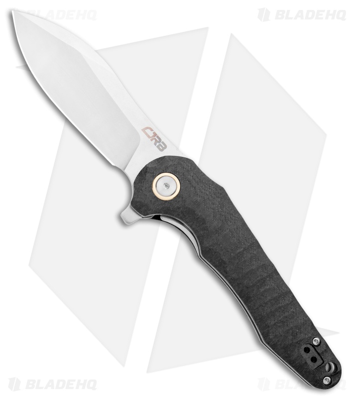 CJRB Cutlery Mangrove Liner Lock Knife Black  G-10 (3.5" Stonewash)