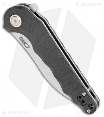 CJRB Cutlery Mangrove Liner Lock Knife Black  G-10 (3.5" Stonewash)