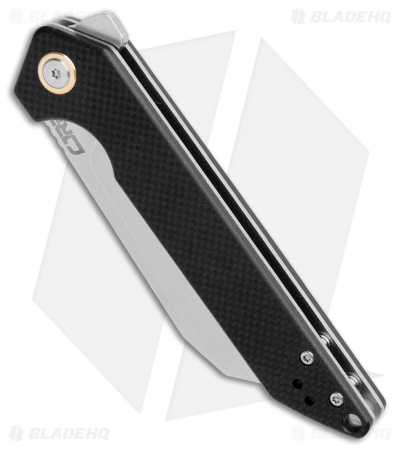 CJRB Cutlery Rampart Liner Lock Knife Black G-10 (3.5" Stonewash) 