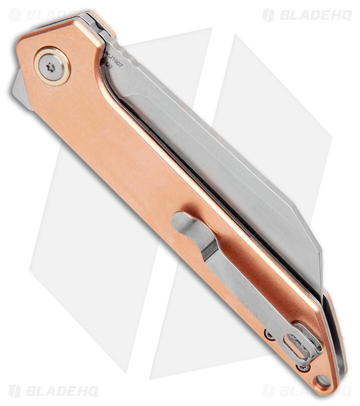CJRB Cutlery Rampart Liner Lock Knife Copper (3.5" Stonewash) 