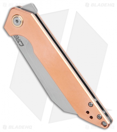 CJRB Cutlery Rampart Liner Lock Knife Copper (3.5" Stonewash) 
