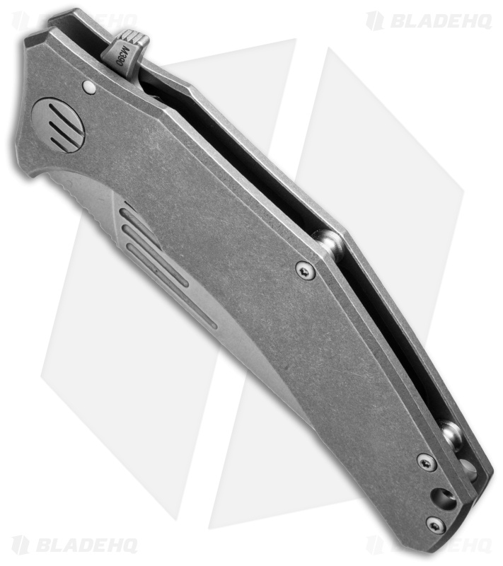 Custom Knife Factory Morrf Flipper Knife Titanium (3.5